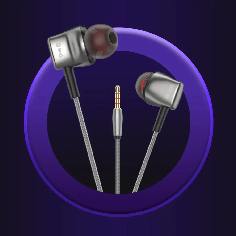 Bell Wired In-Ear Earphones 3.5mm Jack - Electronics & Electrical by Srienterprises