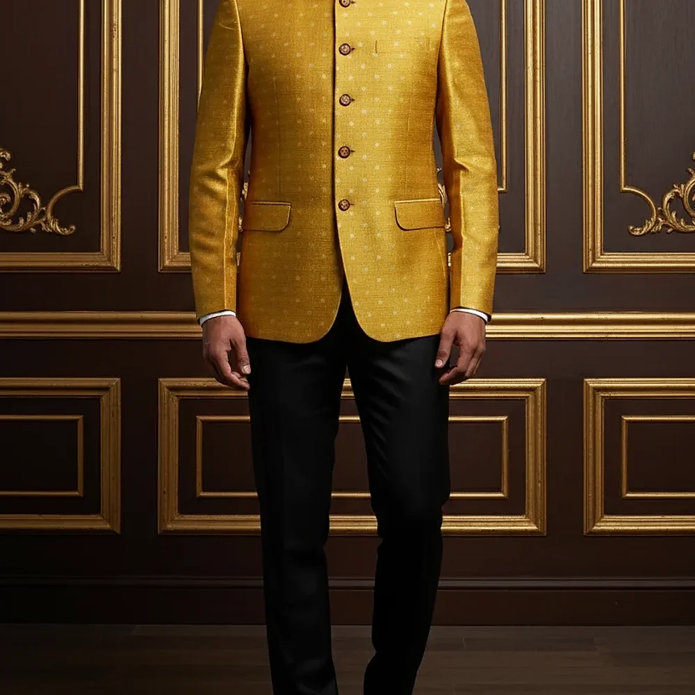 Premium Silk Blend Ethnic Jodhpuri Suit - Textiles & Apparel by G M Apparels