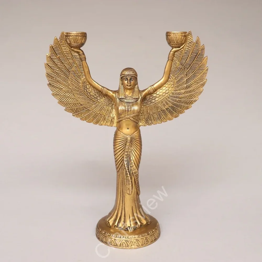 Brass Victorian Candle Stand - Home & Kitchen by Craftsview