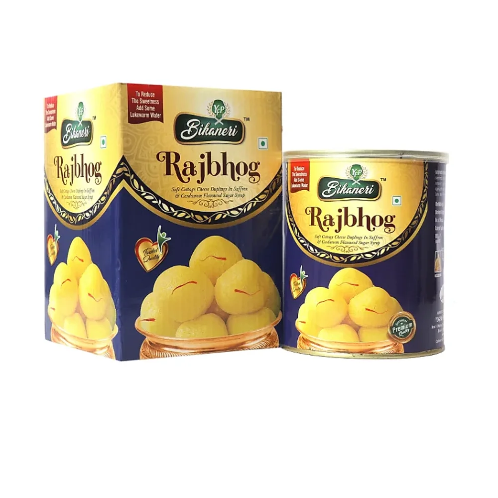 YFP BIKANERI Kesar Rajbogh Sweet Dumplings - Food & Agriculture by Yogya Food Products