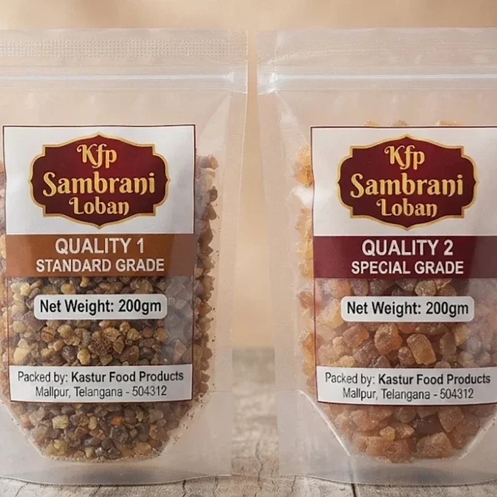 Natural Loban Resin Granules - Home & Kitchen by Kastur Food Products