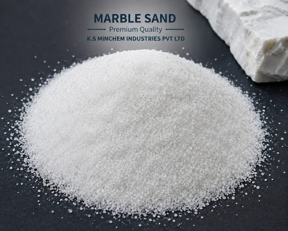 White Marble Silica Sand - Construction & Building Materials by K.S Minchem Industries Pvt. Ltd.
