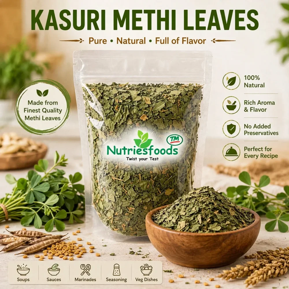 Dry Kasuri Methi Leaves - Food & Agriculture by Nutriesfoods