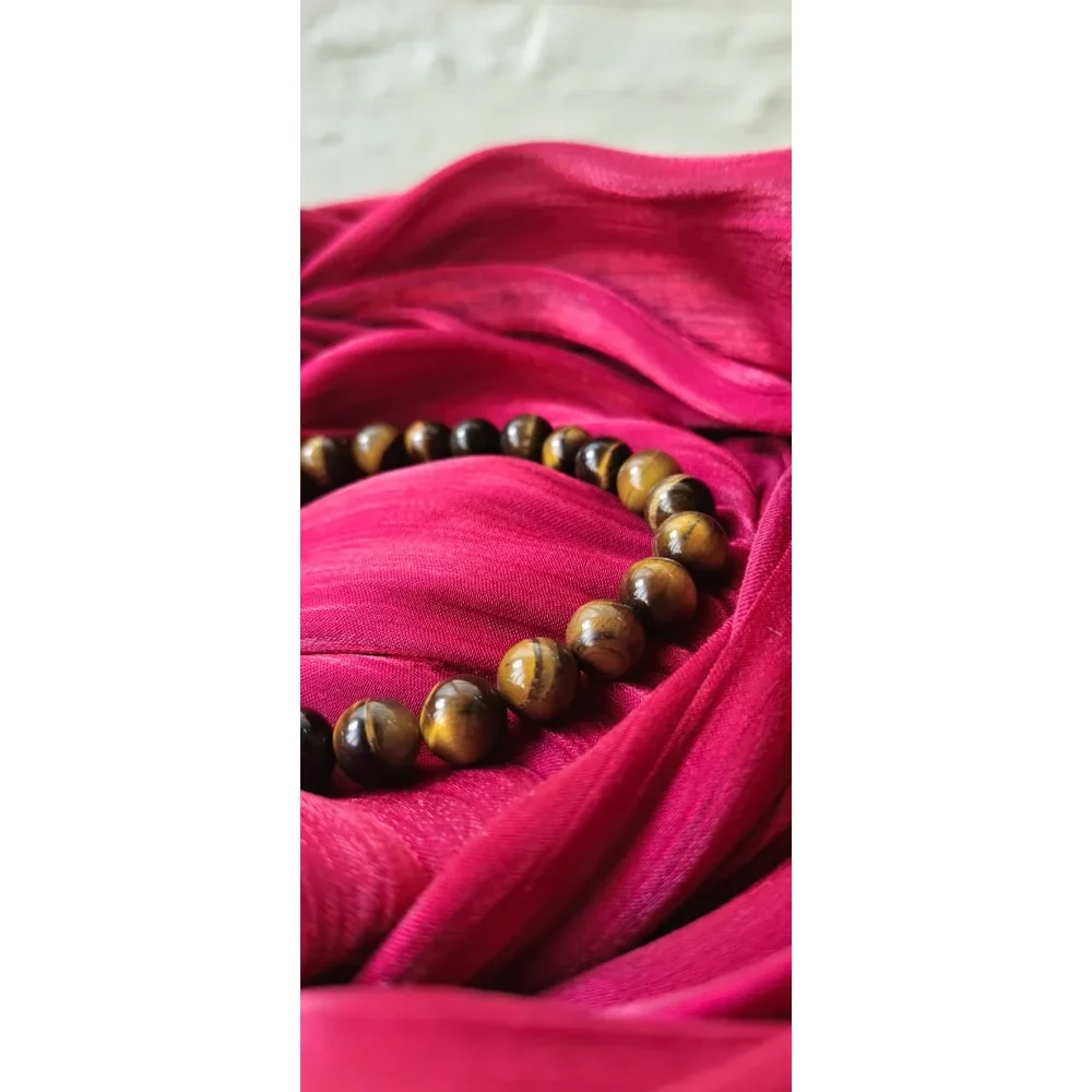 Tiger Eye Bead Bracelet - Gems & Jewelry by Zairish Global