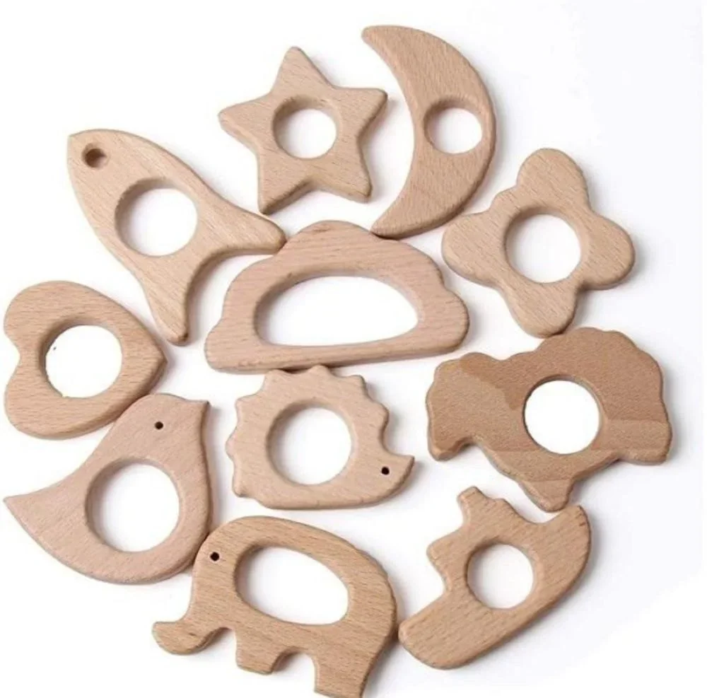 Wooden Star Teether - Handicrafts & Gifts by Shree Anant International