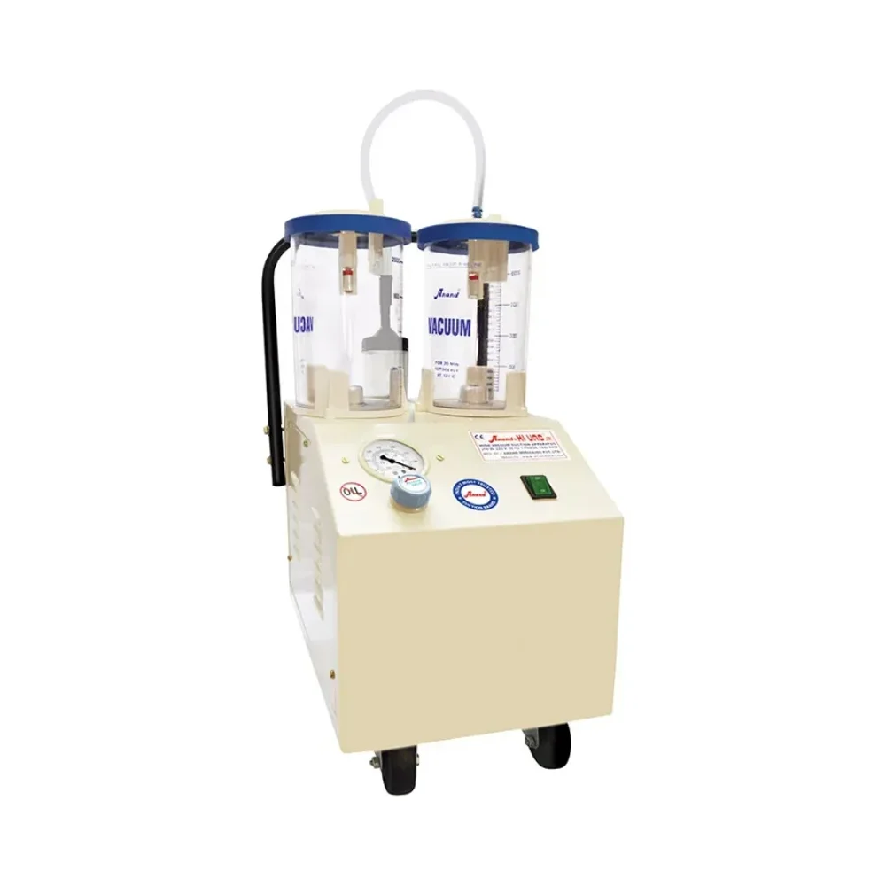 Anand HI-VAC JR Rotary Vacuum Pump with Polycarbonate Jars - Machinery & Equipment by Accurate Surgicals