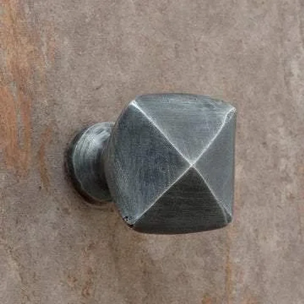 Cast Iron Cabinet Knob, Hand Made, 3.5x3.5x5 CM - Metals & Alloys by The Hardware Hut