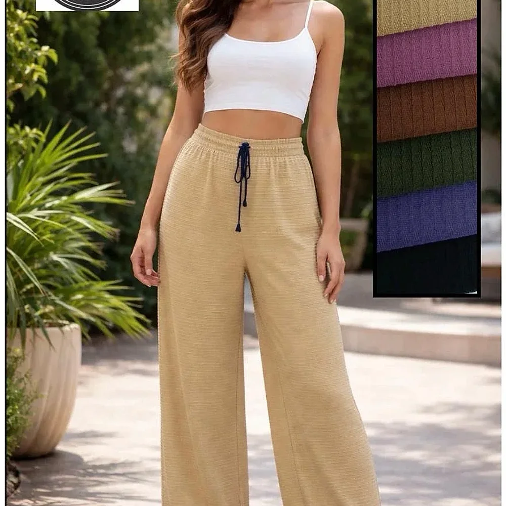 Plain Palazzo - Textiles & Apparel by N B Mumbai Street