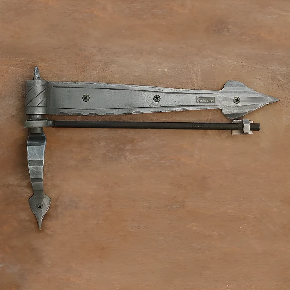 Hand Forged Iron Door Hinge - Construction & Building Materials by The Hardware Hut