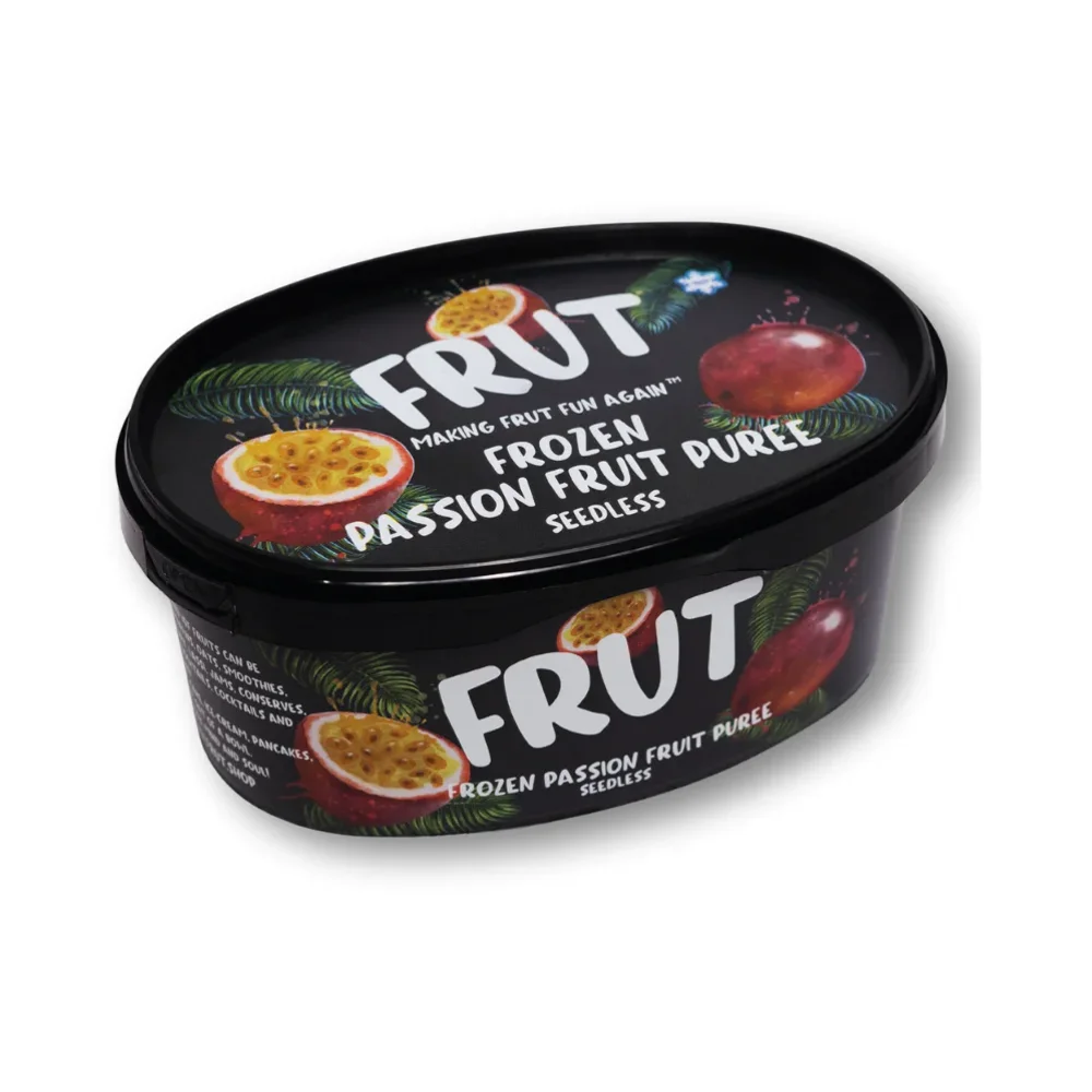 FRUT Seedless Frozen Passion Fruit Puree 1kg - Food & Agriculture by Sumukham Enterprise LLP