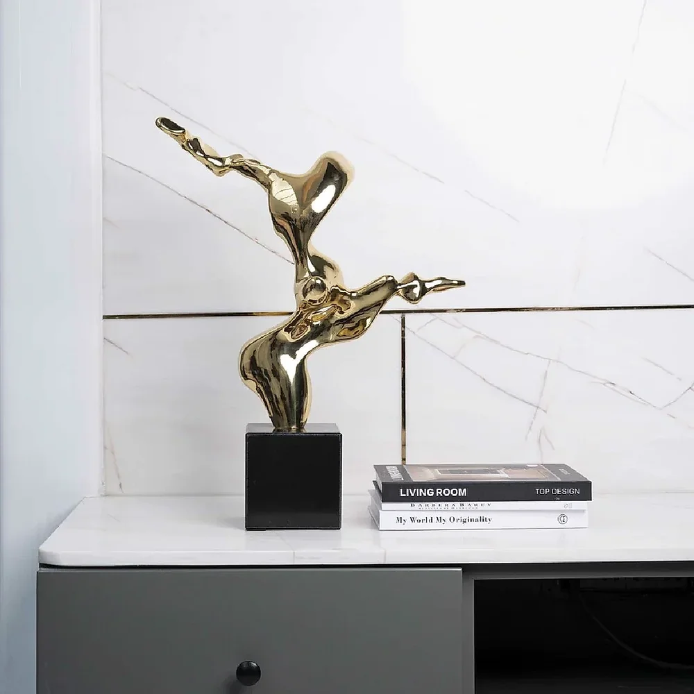Spiritual Tabletop Sculpture - Home & Kitchen by Wooden Owl Design Pvt. Ltd.