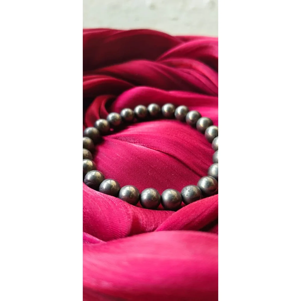 Pyrite Gemstone Bracelet - Gems & Jewelry by Zairish Global
