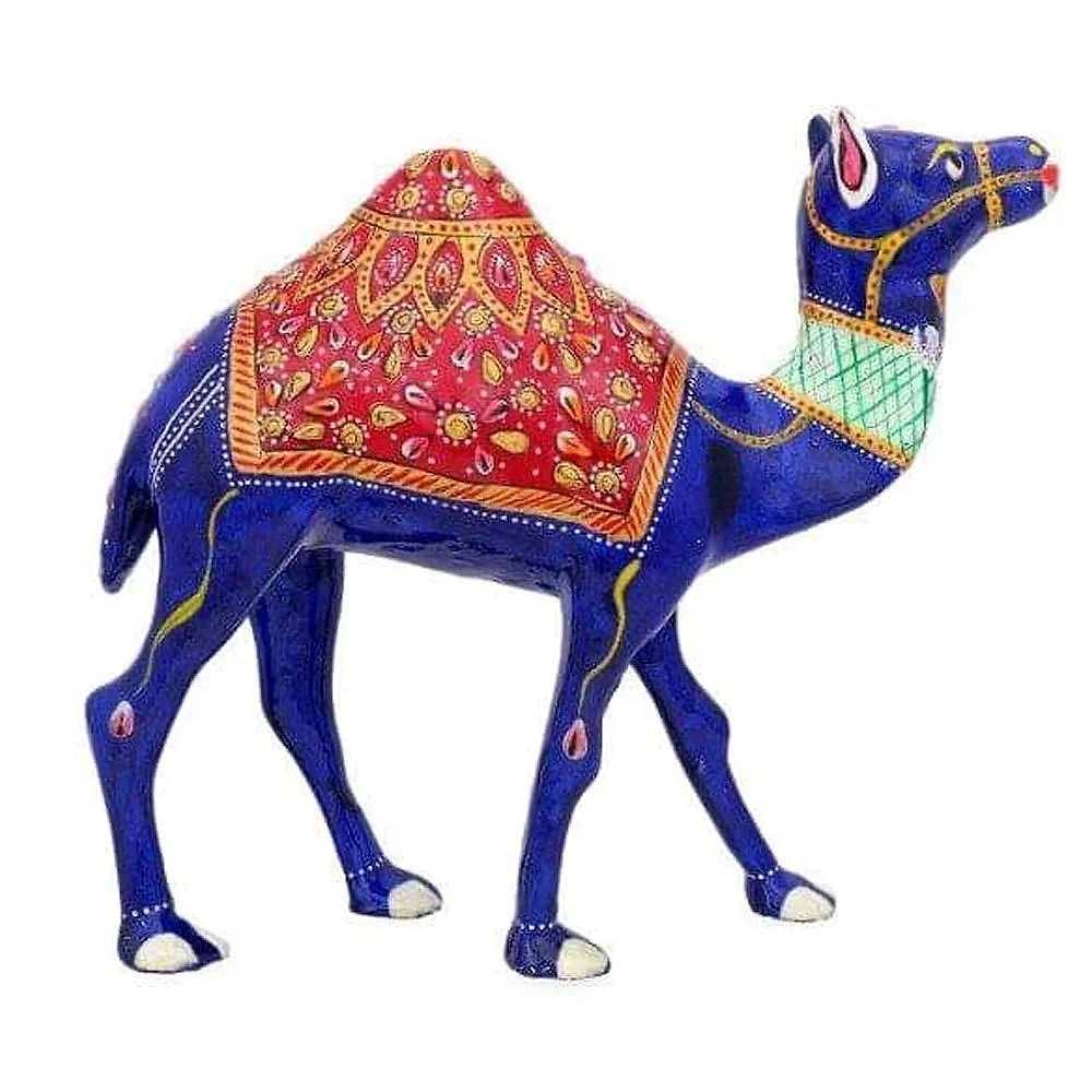 Metal Animal Theme Camel Statue - Home & Kitchen by Lav Craft