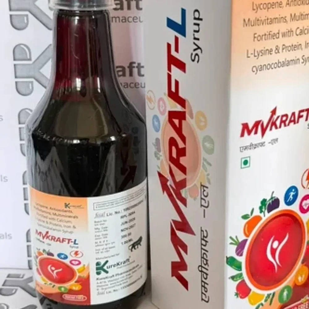 KureKraft Lycopene Multivitamin Multimineral L-Lysine Syrup - Healthcare & Medical by Kurekraft Pharmaceuticals
