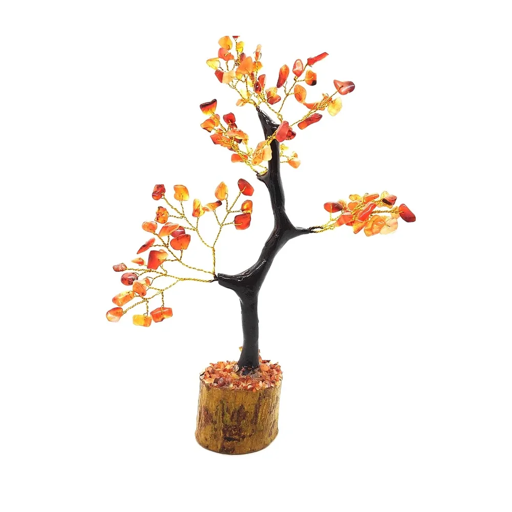 Gemstone Crystal Tree Ornament - Home & Kitchen by Zairish Global