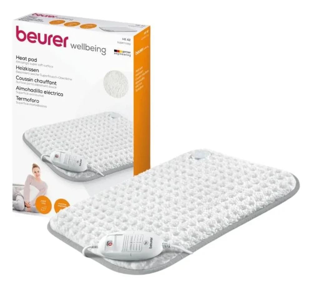 Beurer HK 42 Supercosy Heating Pad White - Electronics & Electrical by Accurate Surgicals