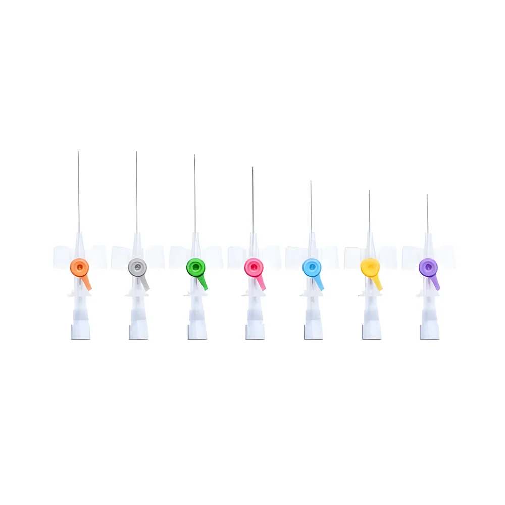 IV Cannula with Wings and Injection Port - Healthcare & Medical by Om Enterprises