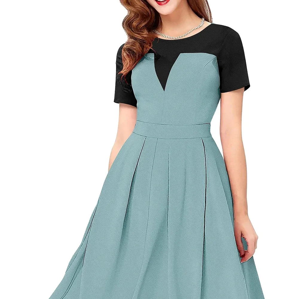 Pista Cap Sleeve Dress (L) - Textiles & Apparel by Cara Exim