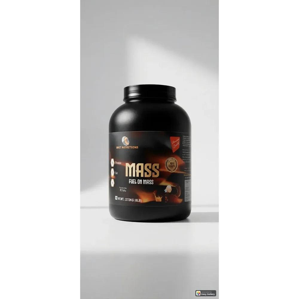 Brit Nutritions Mass (Fuel on Mass) Powder Supplement - Healthcare & Medical by Brit Nutritions