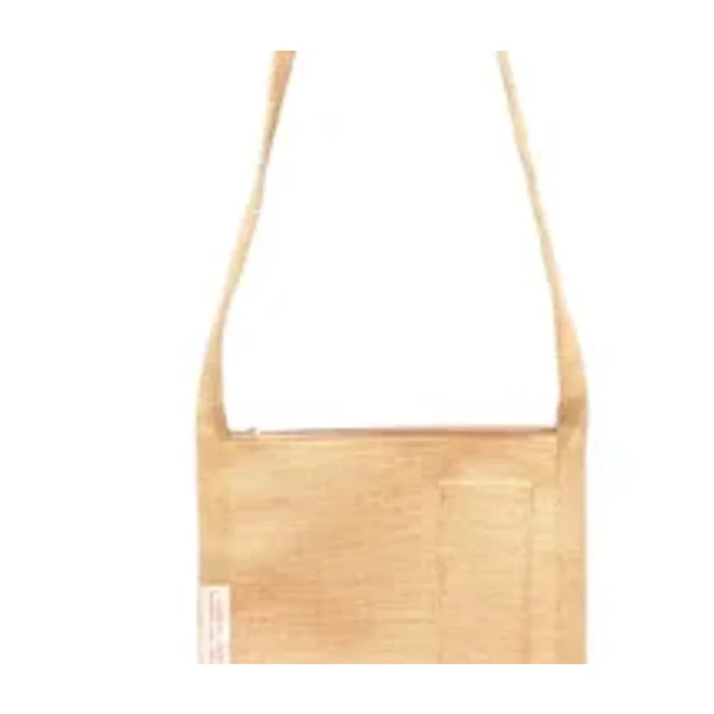 8x9 Inch Natural Side Bag with Two Pockets - Footwear, Bags & Leather Goods by Vashista Jute Exports