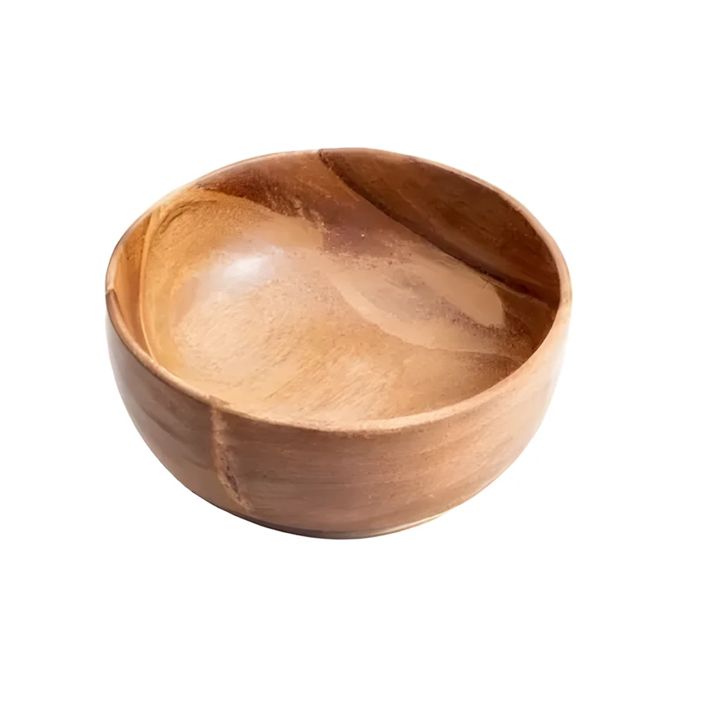 Acacial Wooden Serving Bowl - Home & Kitchen by Dakshatam Enterprises Pvt. Ltd.