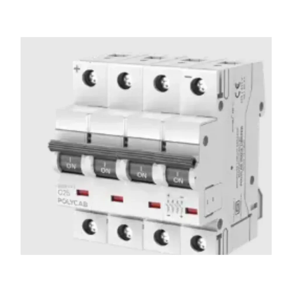 Polycab 2A Single Phase DC MCB - Electronics & Electrical by Shravan Industrial Solutions
