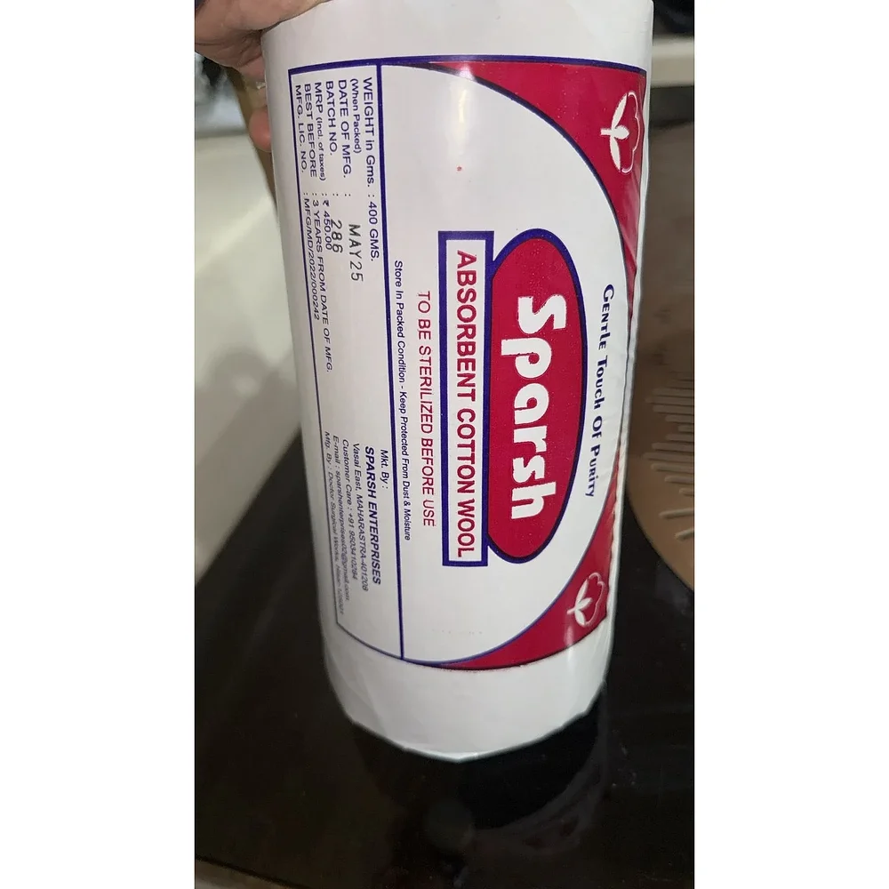 Sparsh Absorbent Cotton Wool - Textiles & Apparel by Sparsh Enterprises