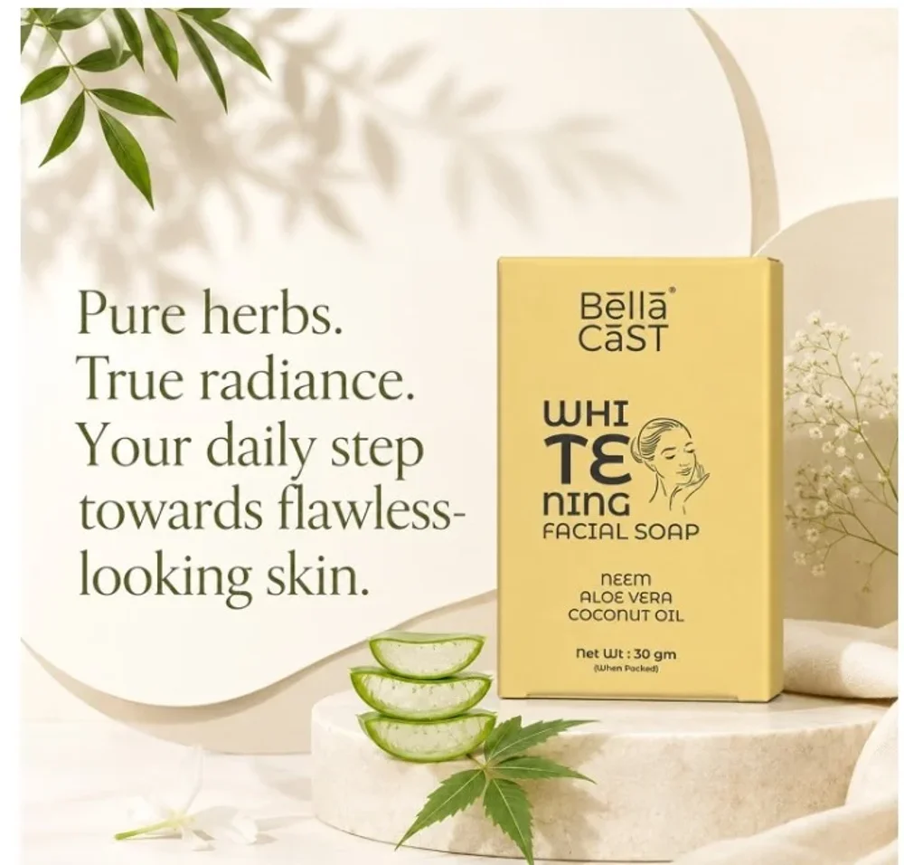 Bella Cast Natural Facial Soap Bar - Beauty & Personal Care by Teamex