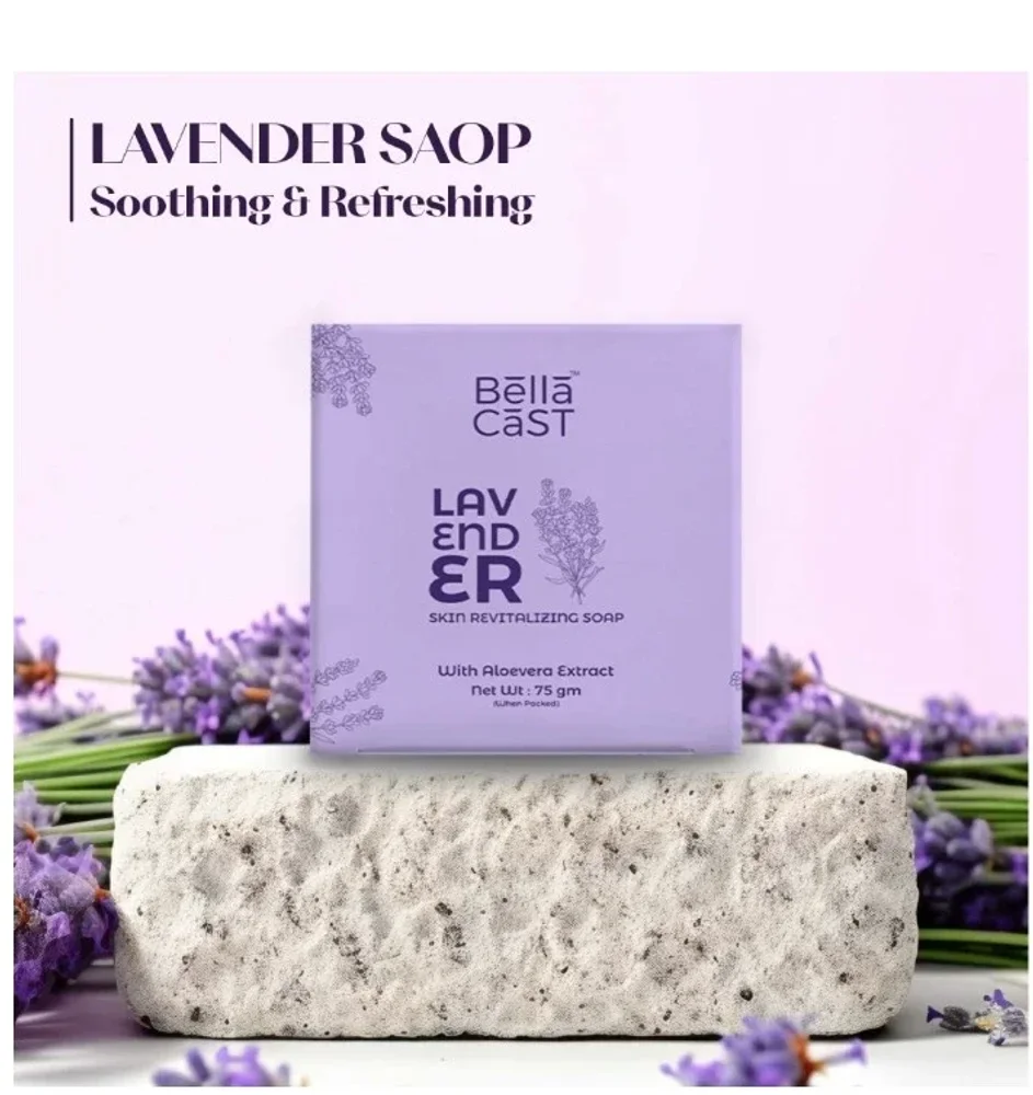 Natural Lavender Soap Bar 100 Gram - Beauty & Personal Care by Teamex