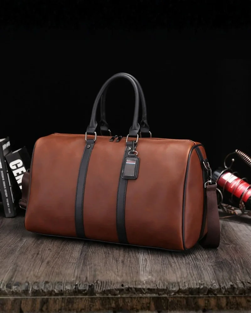 Plant Leather Travel Duffel Bag - Footwear, Bags & Leather Goods by Tiera Blue