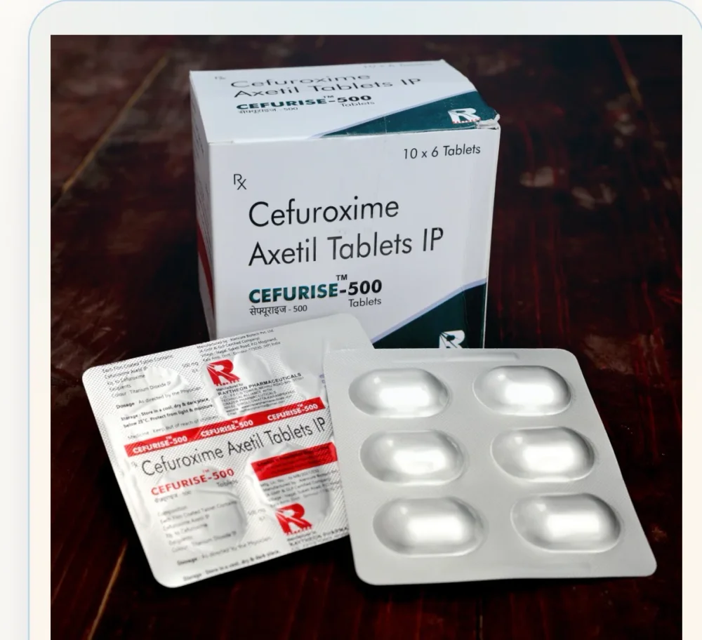 Cefuroxime Axetil 500mg Tablets - Healthcare & Medical by Raytheon Pharmaceuticals
