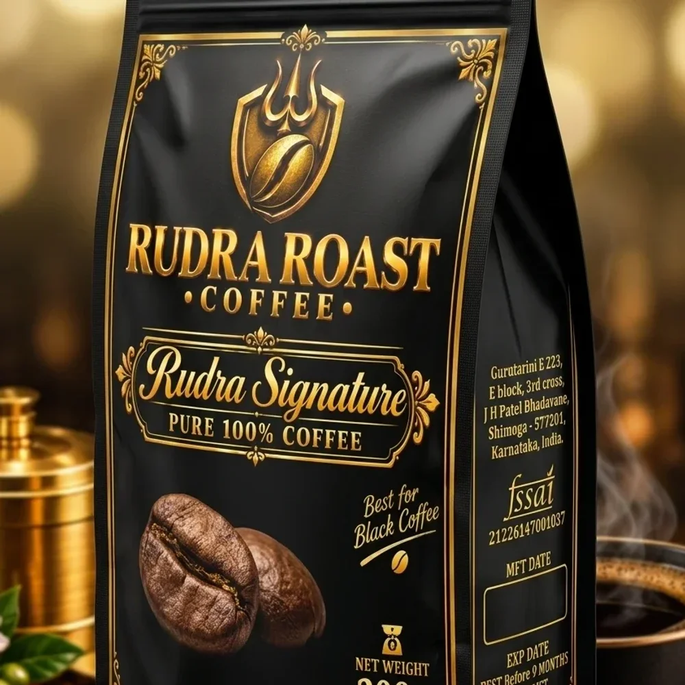 Arabica Black Coffee - Food & Agriculture by Rudra Roast Coffee