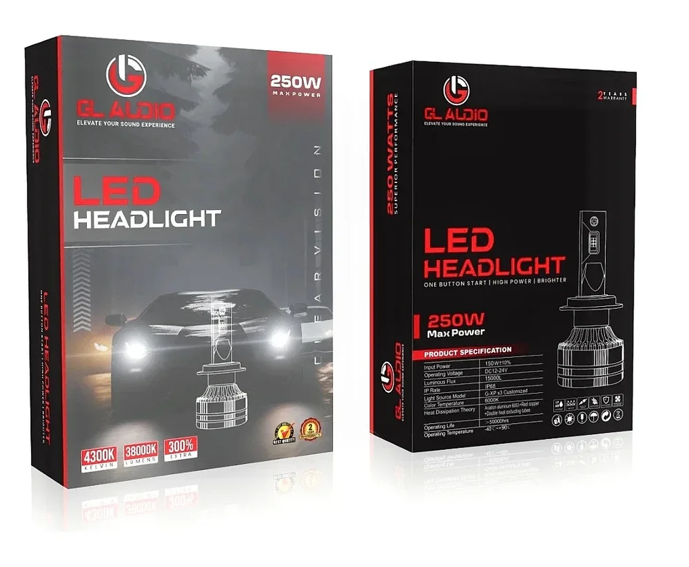 250W Car Headlight - Automotive & Transport by GT Car Accessories