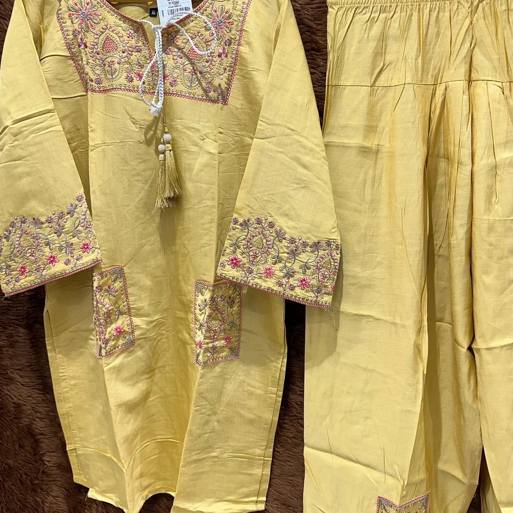 AYZEL Festive Embroidered Lawn Kurta Set - Textiles & Apparel by Ayzel Pvt. Ltd.