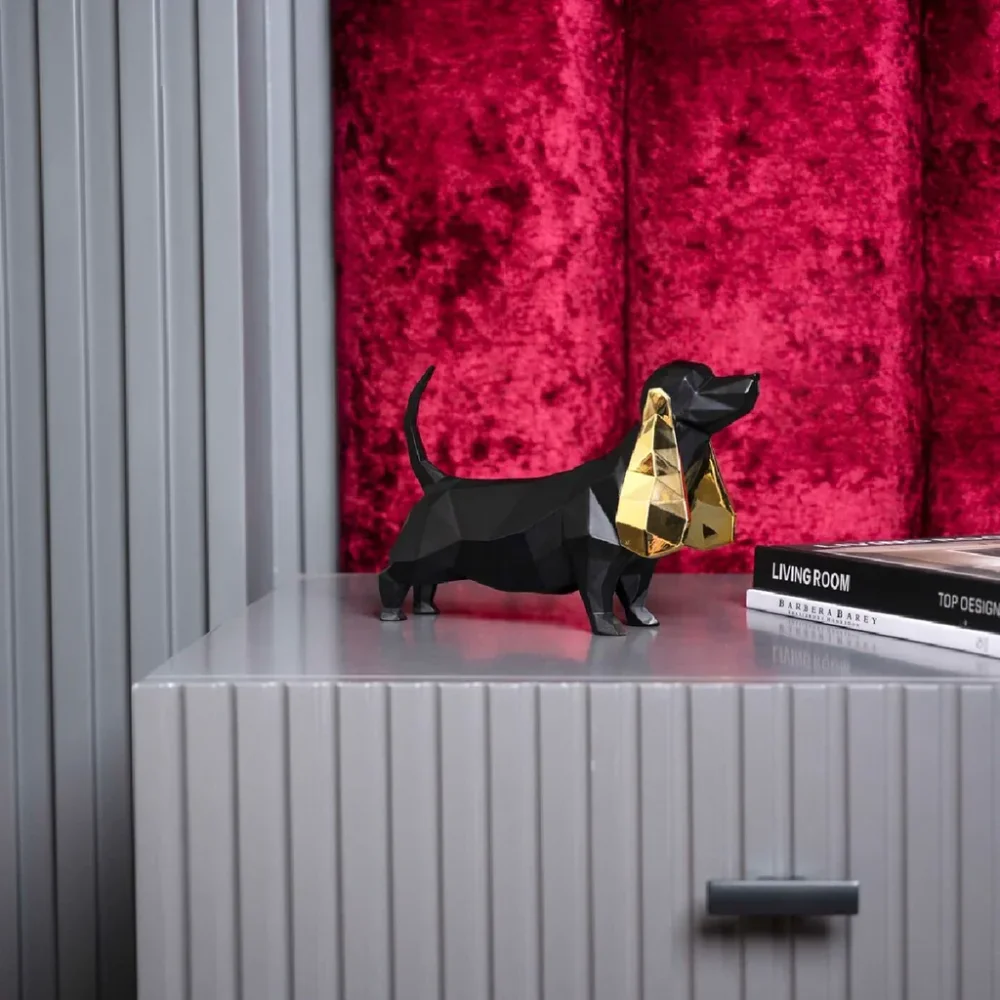 Gold Animal Figurine - Home & Kitchen by Wooden Owl Design Pvt. Ltd.