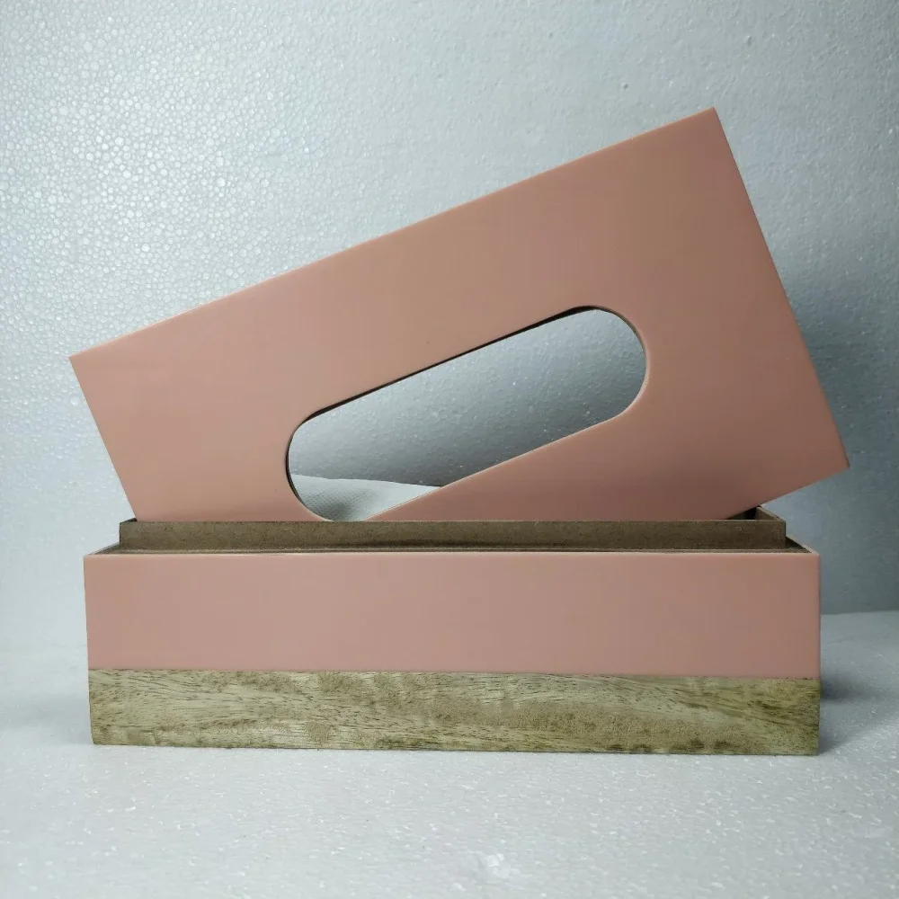 Enameled Wooden Tissue Boxes - Home & Kitchen by Razvi Exports