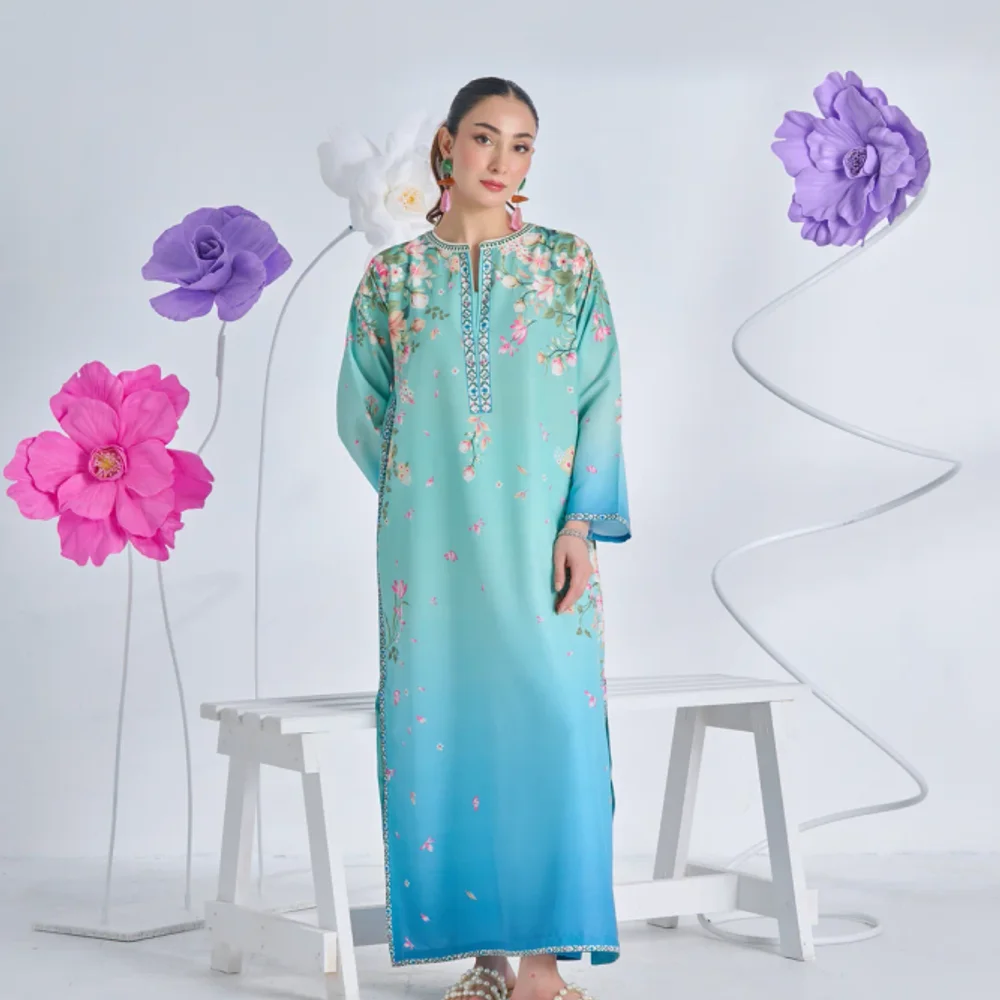 Digital Printed Crepe Top and Pants Set - Textiles & Apparel by Ayzel Pvt. Ltd.