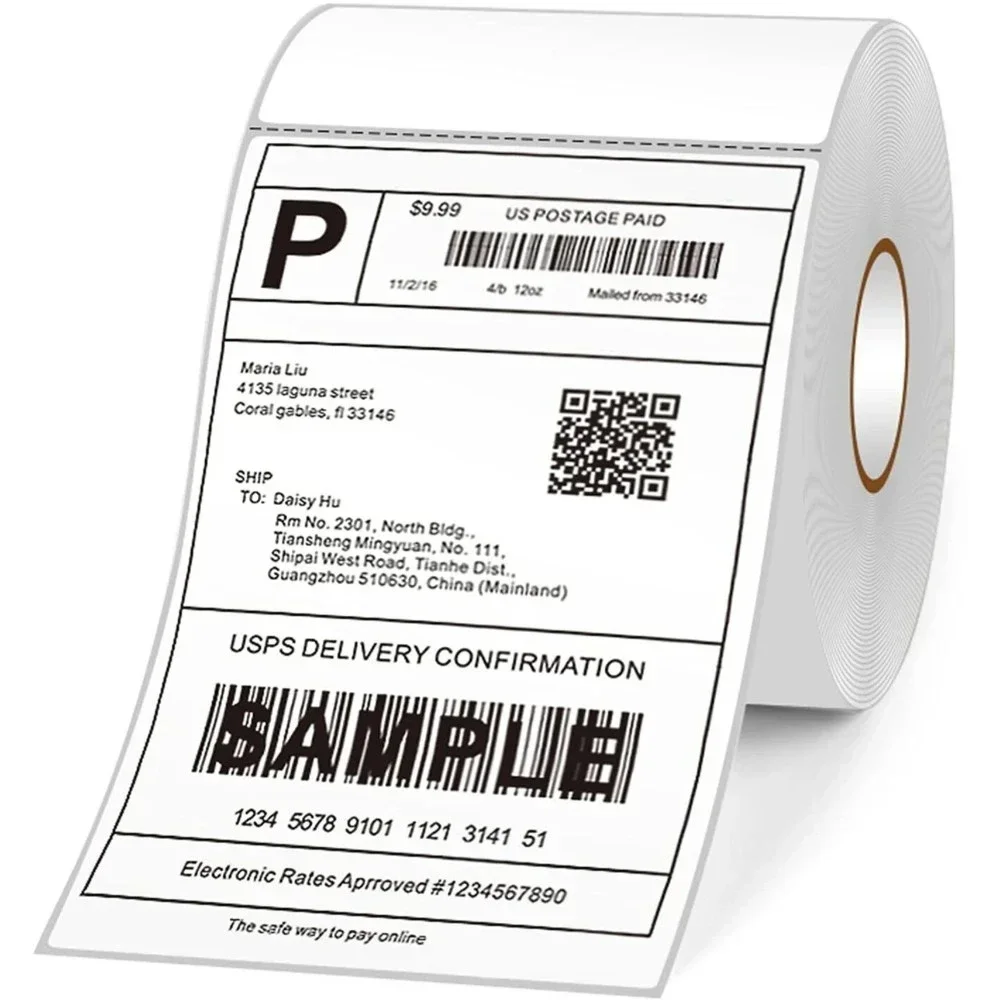 Direct Thermal Sticker Rolls - Packaging & Printing by Global Pack