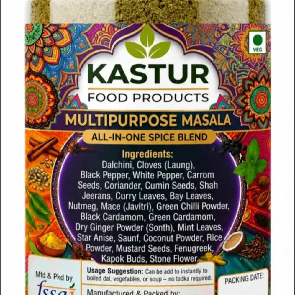 Kastur Multicousine Masala Powder - Food & Agriculture by Kastur Food Products