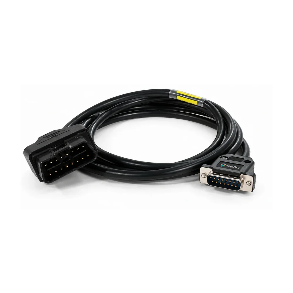 Mahindra Garuda 1 I-Smart OBD-II 16 Pin Male to DB-15 Male Diagnostic Cable - Electronics & Electrical by Sunyash Multi Trading Pvt. Ltd.