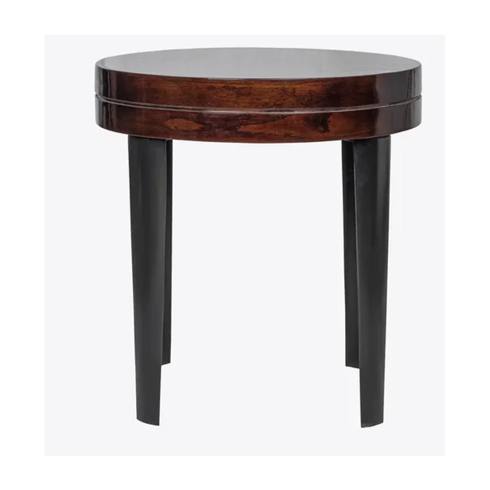 Black Metal Stool - Furniture & Interiors by Wooden Owl Design Pvt. Ltd.
