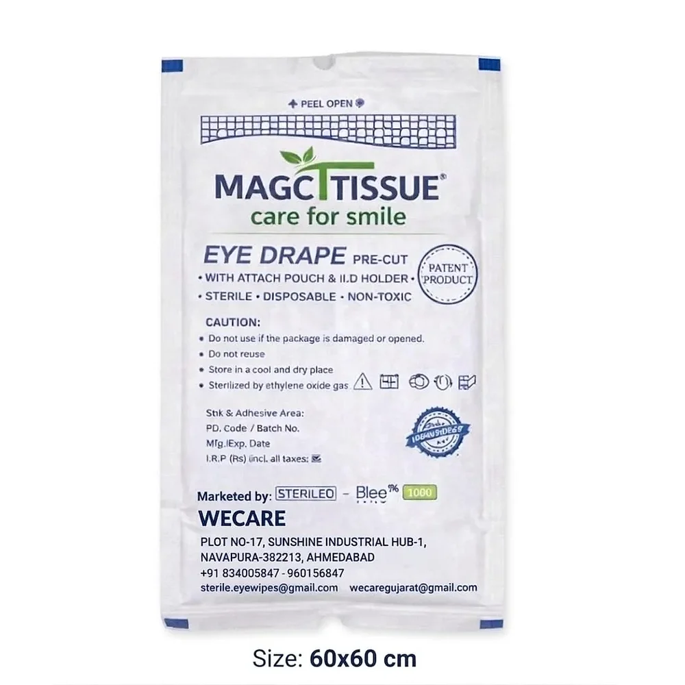 Eye Drape ( Size – 6060 CM ) - Healthcare & Medical by Wecare