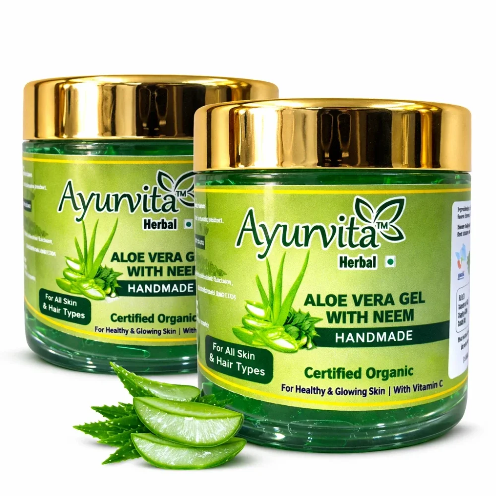 Ayurvita Certified Organic Aloevera Gel with Neem - Beauty & Personal Care by Ayurvita Life Pvt. Ltd.