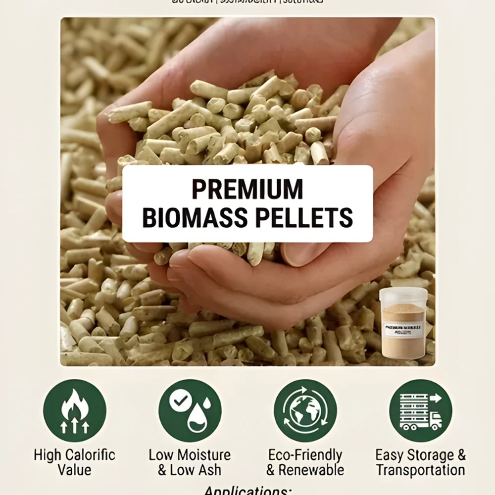 Jain Biofuels Industrial Biomass Pellets - Energy & Power by Kamala Aahar Solution