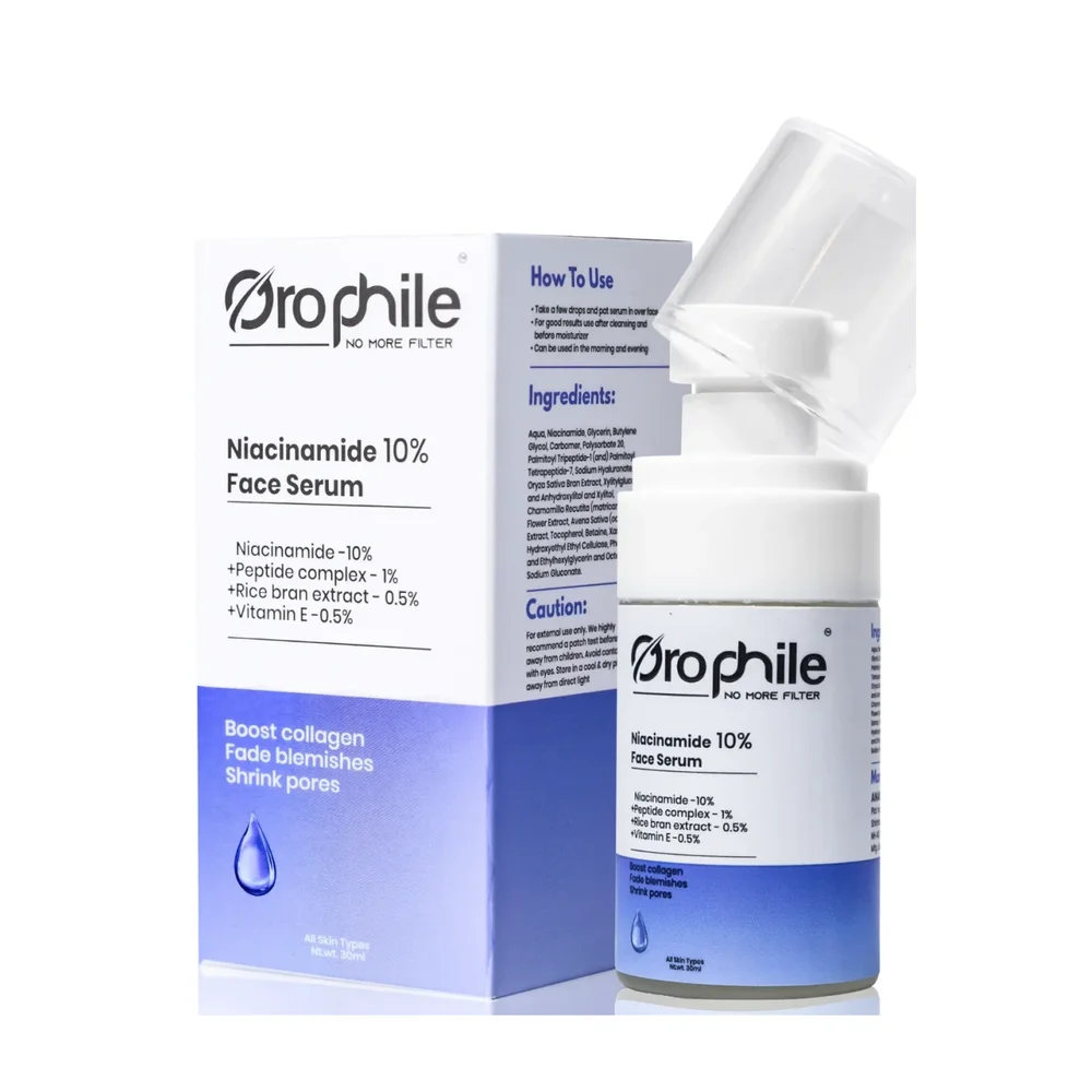 Orophile Niacinamide 10% Face Serum with Peptide Complex 30ml - Beauty & Personal Care by Orophile Cosmetic LLP