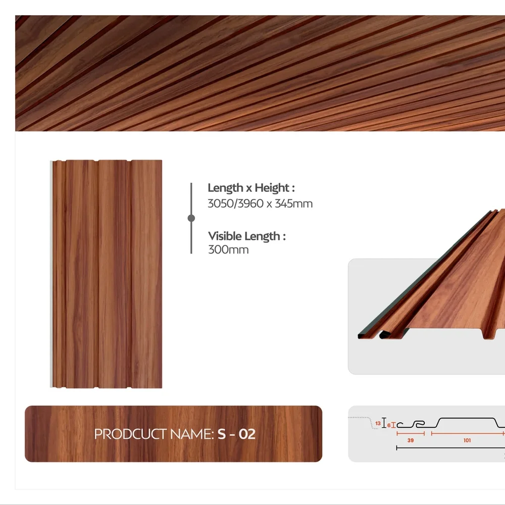 PVC Wood-Texture Ceiling Panel - Construction & Building Materials by Neumatica Technologies Pvt. Ltd.