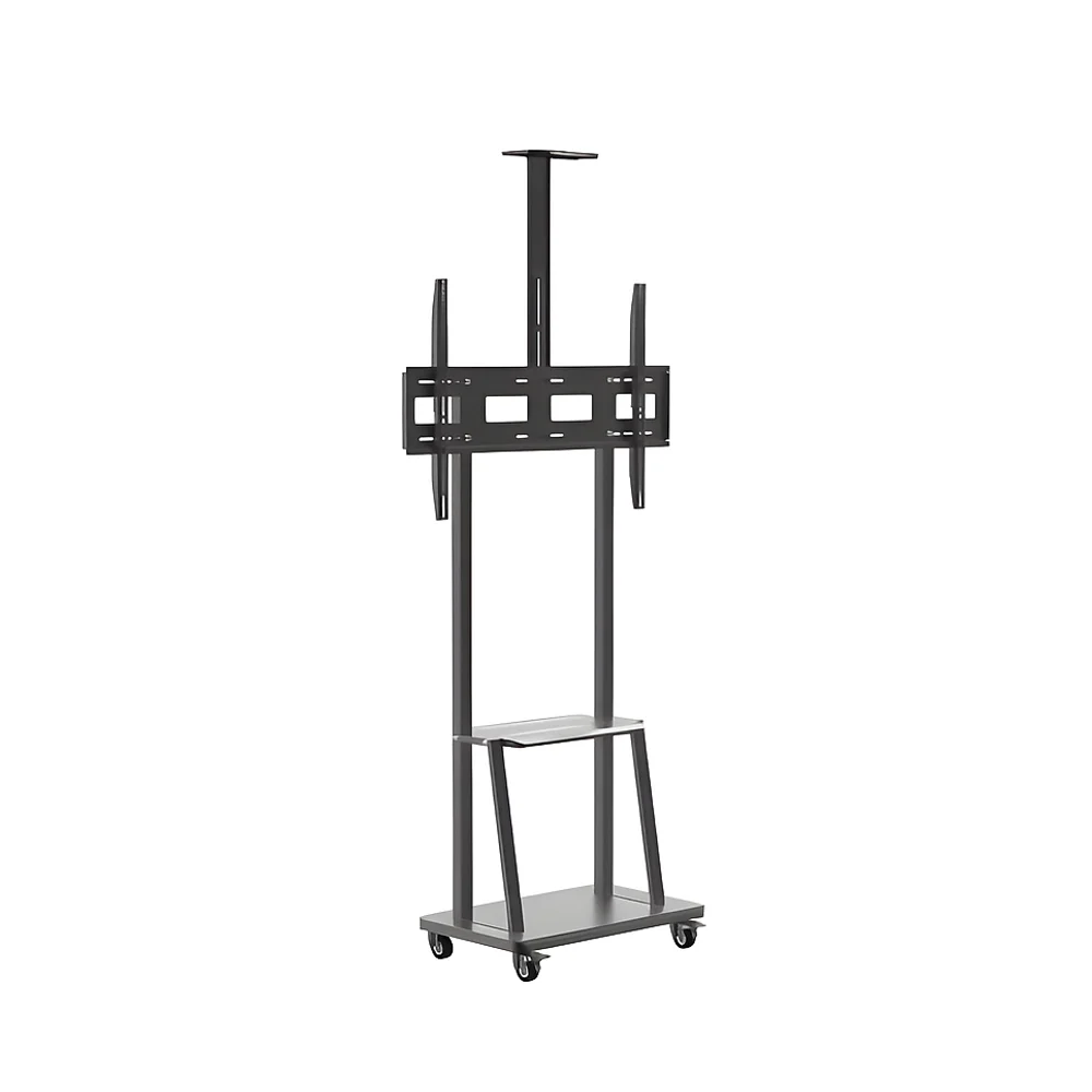 Audiovan Black Iron TV Floor Mount Stand for Hotel, 75 Inch - Electronics & Electrical by Audiovan Tech Mumbai