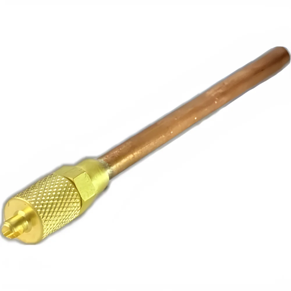 Brass Foot Valve, Polished Finish - Industrial Supplies & Tools by JD Tech Industries