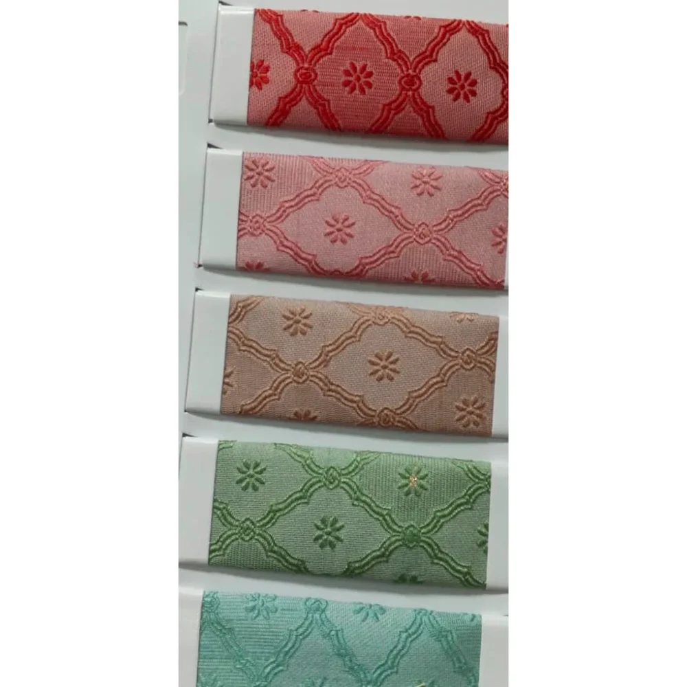 LaVanya Creations Dusky Rose Jacquard Furnishing Fabric - Textiles & Apparel by Azzero International