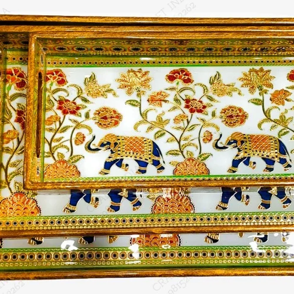 Rectangular Serving Trays - Home & Kitchen by Deewin Dreamz